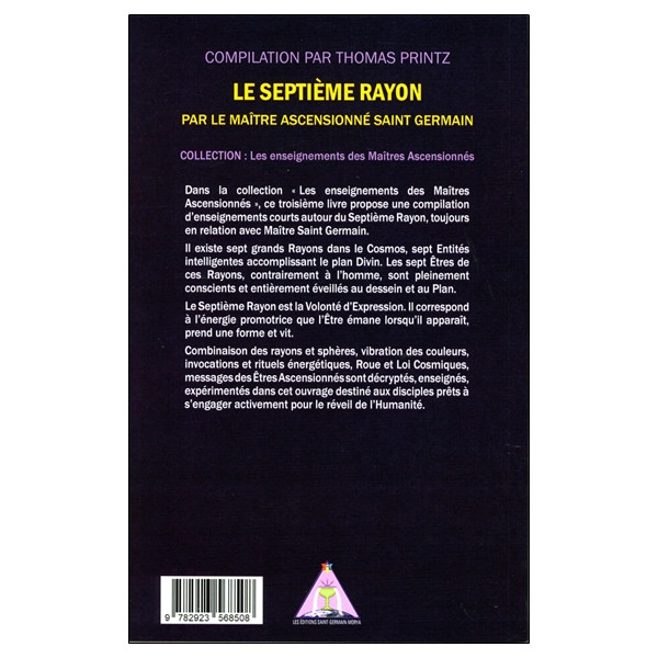 Le septième rayon par le Maître Ascensionné Saint Germain