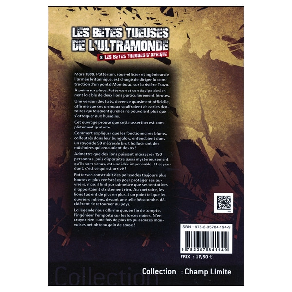 Les bêtes tueuses de l'ultramonde Tome 2 - Les bêtes tueuses d'Afrique