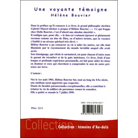 Une voyante témoigne d'après des notes recueillies par Simone Saint-Clair
