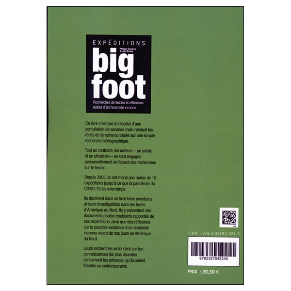 Expéditions BigFoot - Recherches de terrain et réflexions autour d'un hominidé inconnu