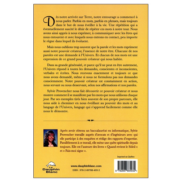 Le pouvoir des mots - L'éveil de notre pouvoir créateur