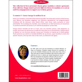 Laisser émerger le meilleur de soi grâce aux mandalas - Cahier à colorier