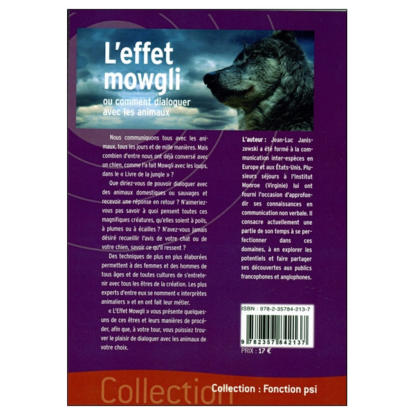 L'effet Mowgli ou comment dialoguer avec les animaux