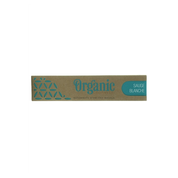 Encens Bâton Organic Sauge Blanche 15 grs