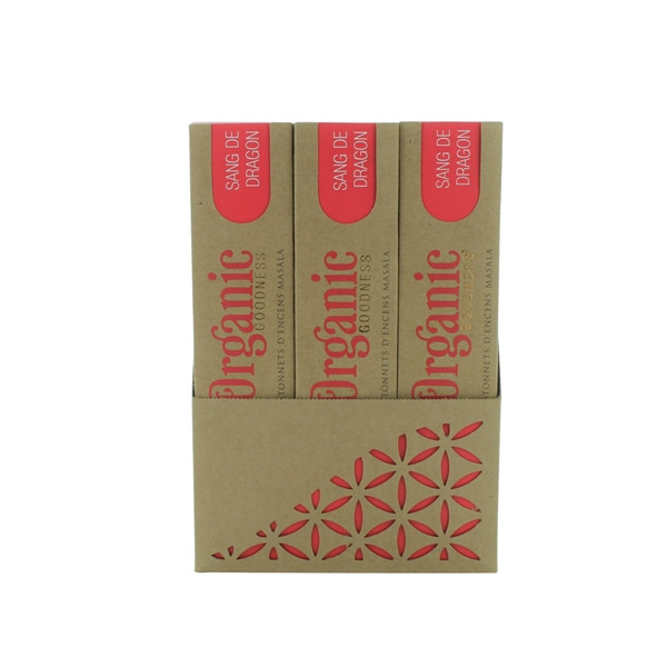 Encens Bâton Organic Sang de dragon 15 grs