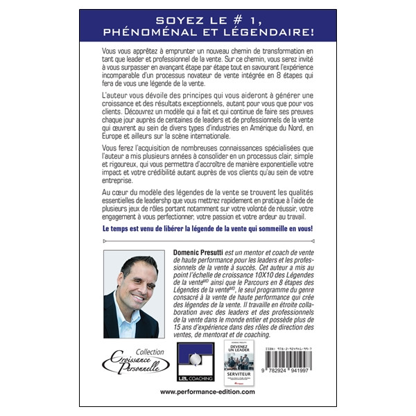 Devenez une légende de la vente - 8 étapes faciles pour générer des résultats exceptionnels !