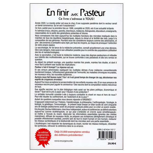 En finir avec Pasteur 6e édition - Plus d'un siècle de mystification scientifique