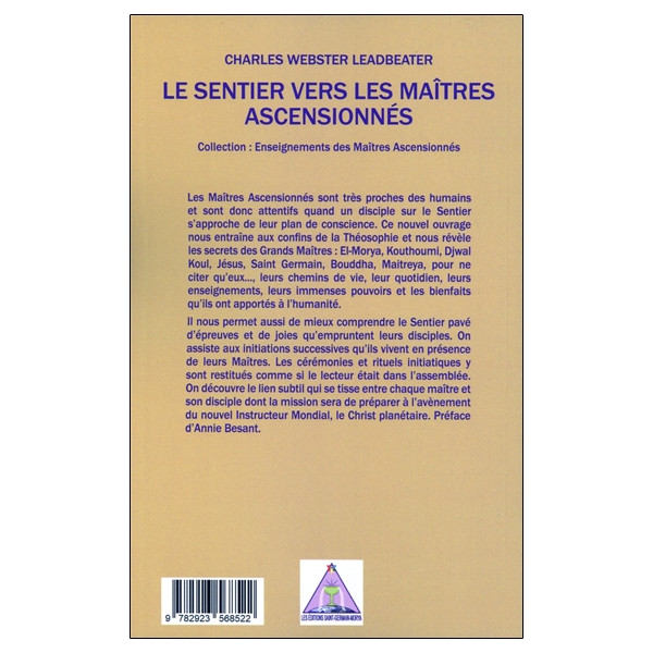 Le Sentier vers les Maîtres Ascensionnés