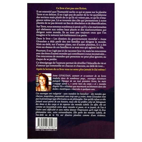 Révélations galactiques pour un monde nouveau