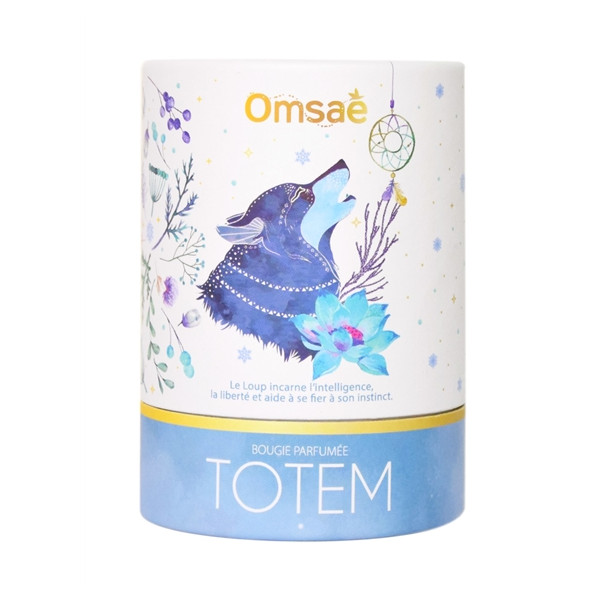 Bougie Totem Le Loup