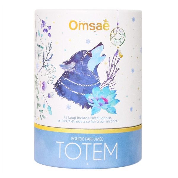 Bougie Totem Le Loup