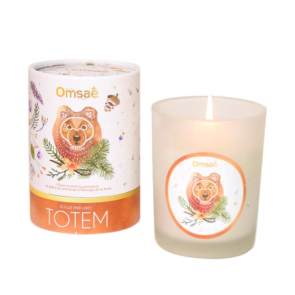 Bougie Totem L'Ours