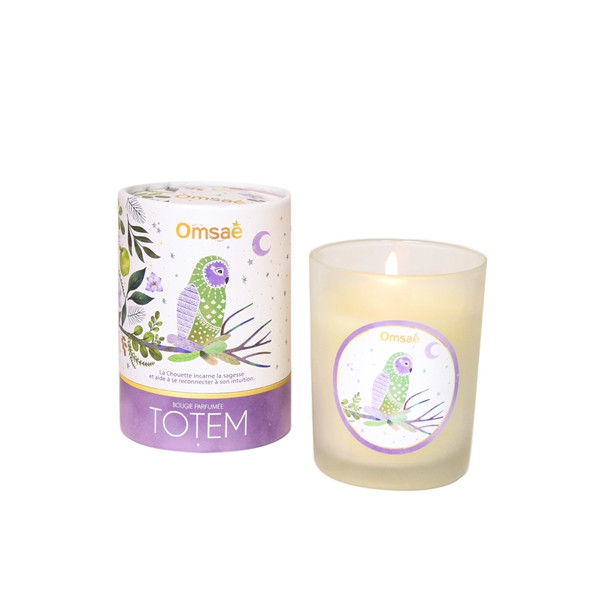 Bougie Totem La Chouette
