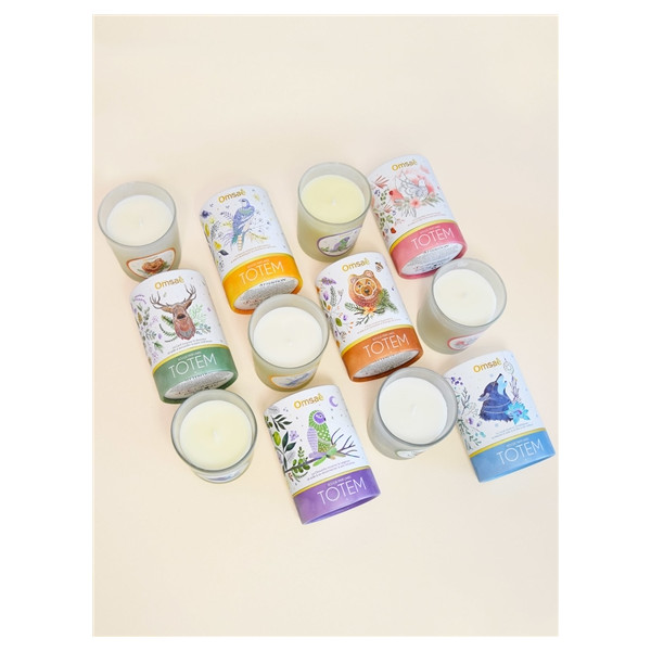 Bougie Totem La Chouette