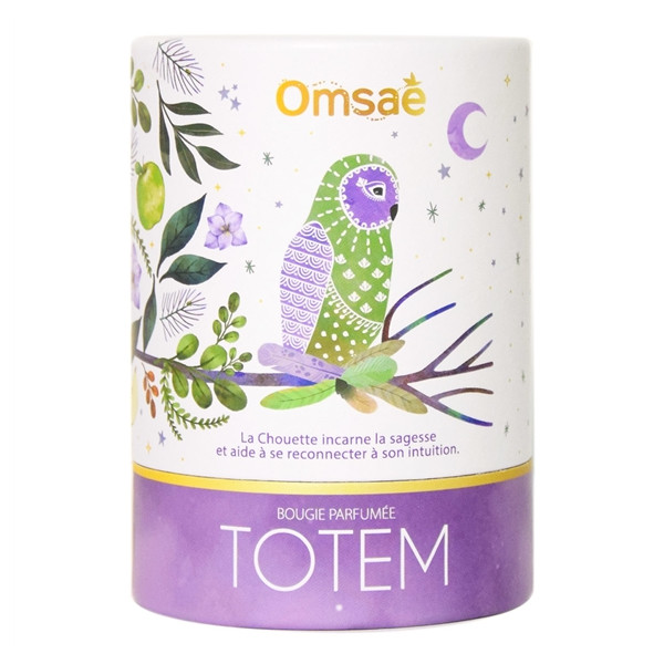 Bougie Totem La Chouette