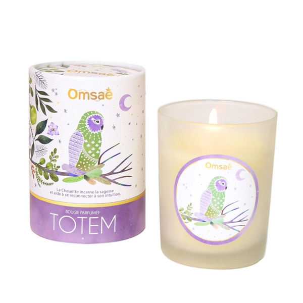 Bougie Totem La Chouette