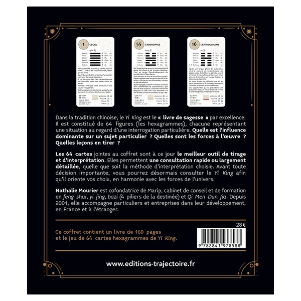 Yi King - Le livre & les 64 cartes hexagrammes - Coffret
