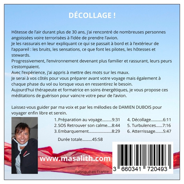 Décollage ! Méditation de guérison Vaincre sa peur de l'avion - CD