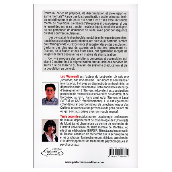 Préjugés, discrimination et exclusion en santé mentale - Pour en finir avec la stigmatisation
