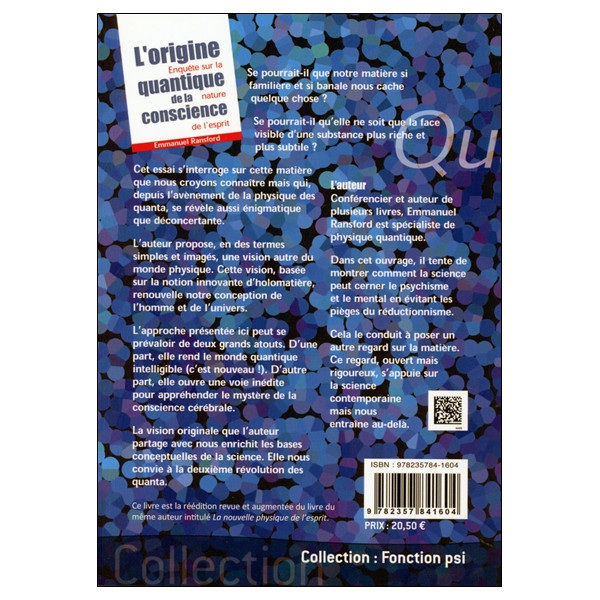 L'origine quantique de la conscience - Enquête sur la nature de l'esprit