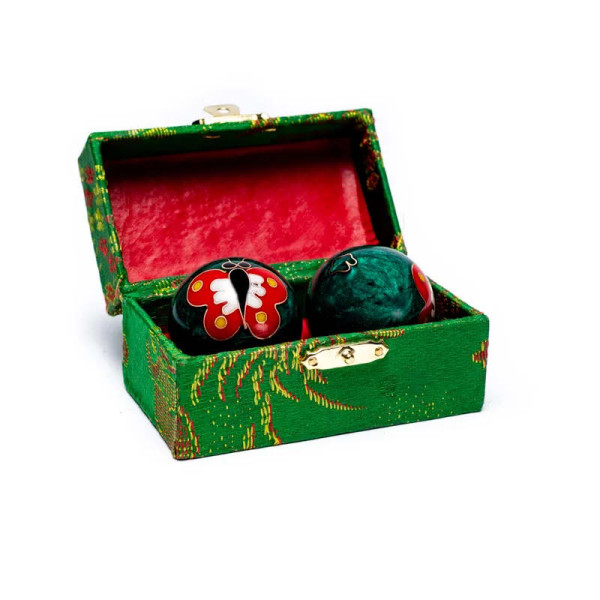 Boules de santé Qi Gong Papillon -- 3.5 cm