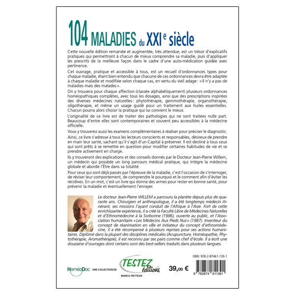 104 maladies du XXIe siècle - 104 prescriptions naturelles - Les conseils coronavirus du Dr Willem