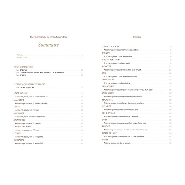 Le pouvoir magique des pierres et des cristaux