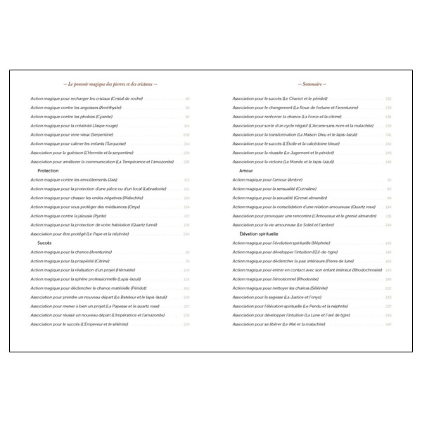 Le pouvoir magique des pierres et des cristaux