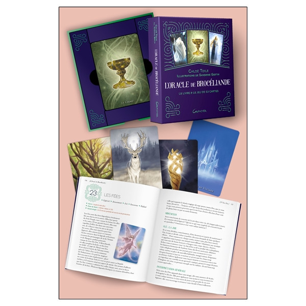 L'Oracle de Brocéliande - Le livre & le jeu de 53 cartes - Coffret