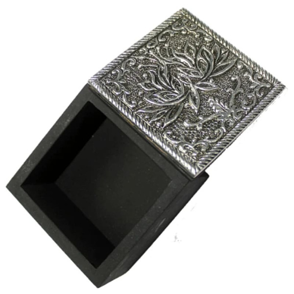 Emballé par 4, Boite Ã  bijoux Lotus -- 6x6x4 cm