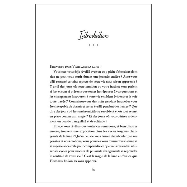 Vivre avec la lune - Travailler avec la magie des cycles lunaires