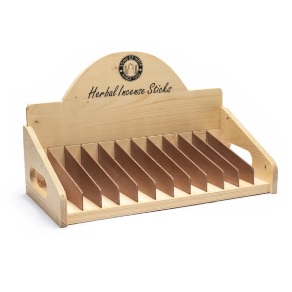 Présentoir Set: encens aux herbes sans bambou + porte-encens -- 4720 g