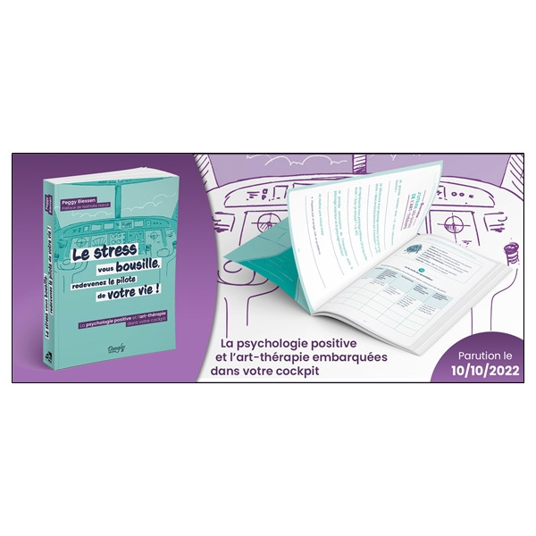 Le stress vous bousille, redevenez le pilote de votre vie ! La psychologie positive et l'art-thérapie dans votre cockpit