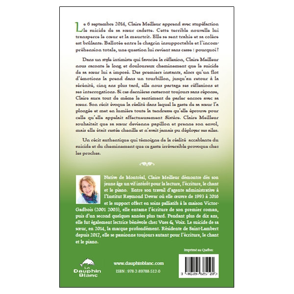 La vie inachevée d'une chenille - Survivre au suicide d'un être cher - Témoignage