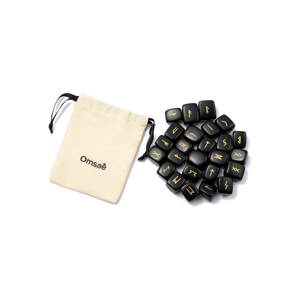 Runes en Obsidienne noire