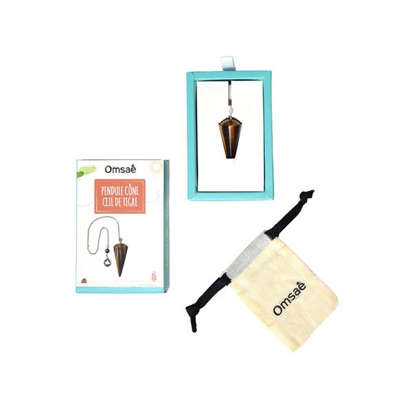 Pendule Cône Lisse en il de tigre