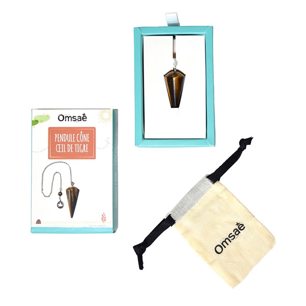 Pendule Cône Lisse en il de tigre