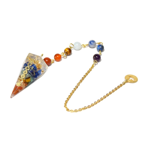 Pendule Orgonite 7 Chakras