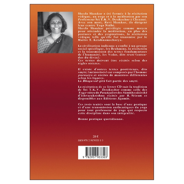 Srimad Bhagavadgîtâ - Le chant du bienheureux, le poème source de sagesse universelle du yoga