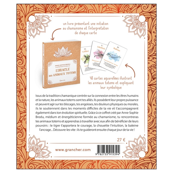 L'Oracle des animaux totems - Coffret - 48 cartes et un livre pour rencontrer ton animal allié