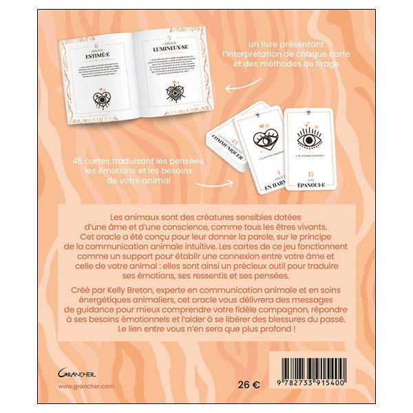 L'Oracle de la communication animale - Coffret - 45 cartes & un livre pour une connexion de coeur à coeur et d'âme à âme