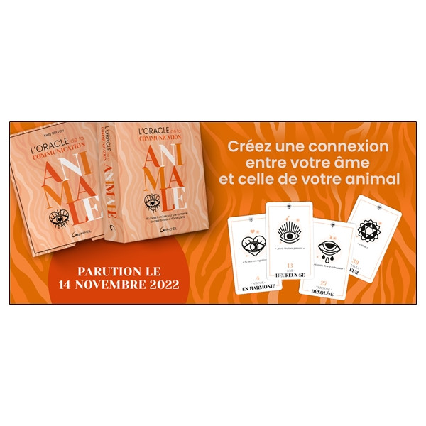 L'Oracle de la communication animale - Coffret - 45 cartes & un livre pour une connexion de coeur à coeur et d'âme à âme
