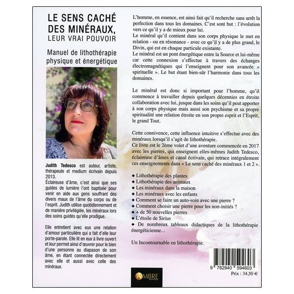 Le sens caché des minéraux - Leur vrai pouvoir Tome 2