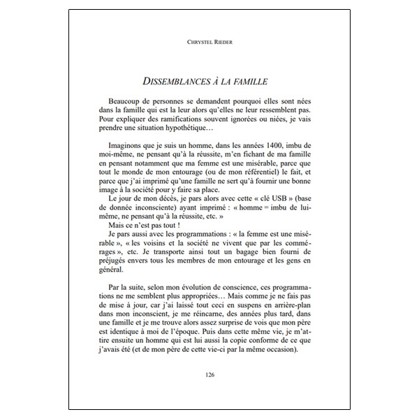 L'influence des vies antérieures dans le présent