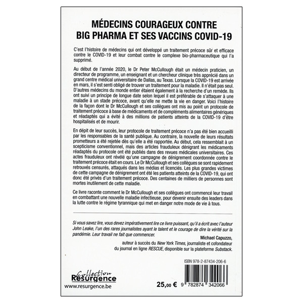 Médecins courageux contre big Pharma et ses vaccins Covid-19