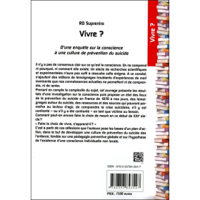 Vivre ? D'une enquête sur la conscience à une culture de prévention du suicide