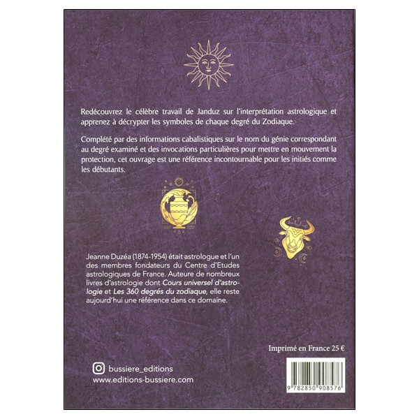 Les 360 Degrés du zodiaque - Symbolisation par l'image et par la cabbale