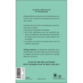 Le guide des pierres et cristaux - 360 pierres d'énergie et de soins