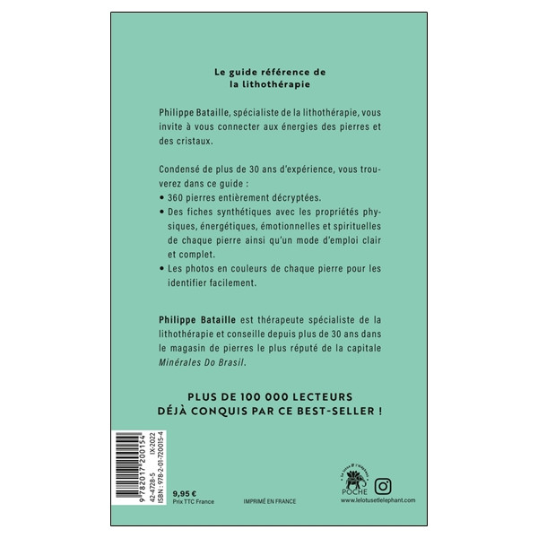Le guide des pierres et cristaux - 360 pierres d'énergie et de soins