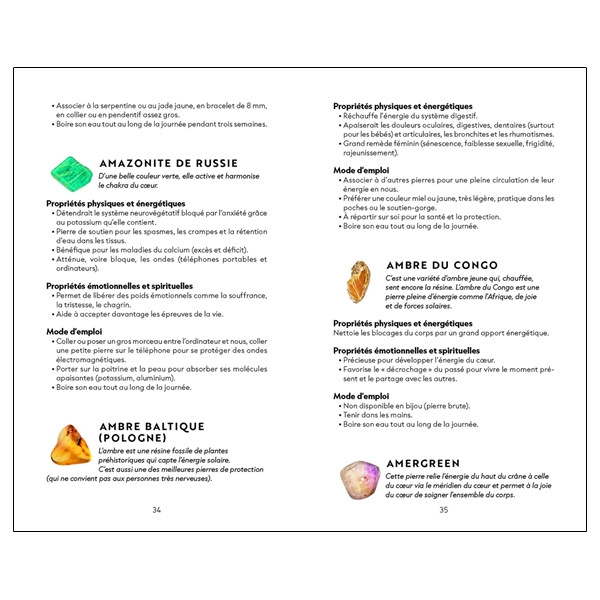 Le guide des pierres et cristaux - 360 pierres d'énergie et de soins
